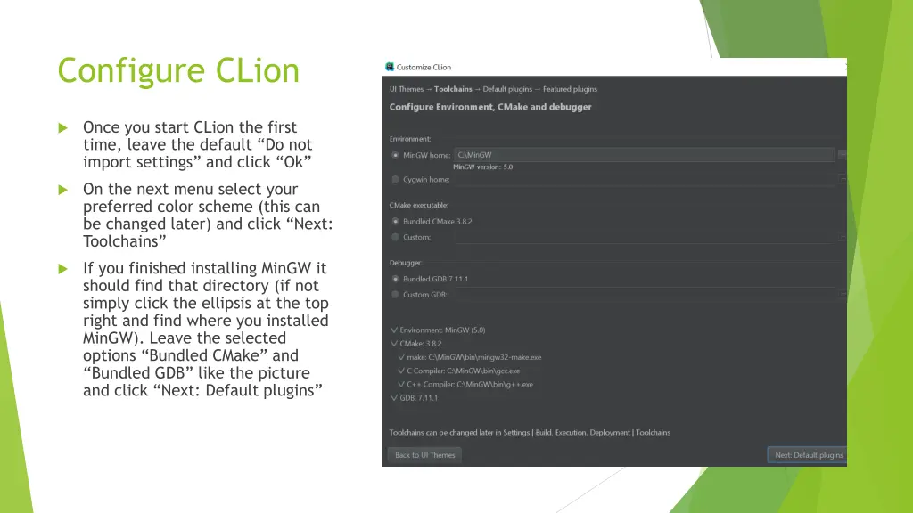 configure clion