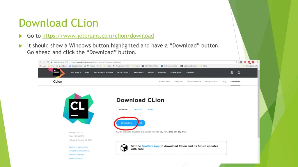 download clion