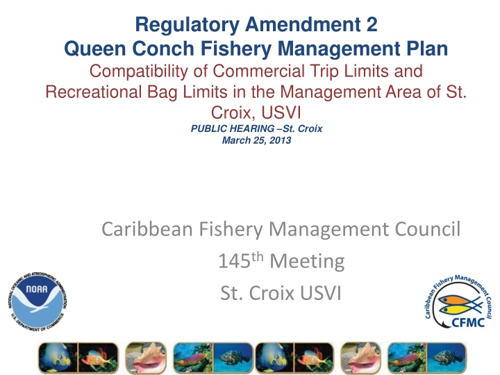 regulatory amendment 2 queen conch fishery