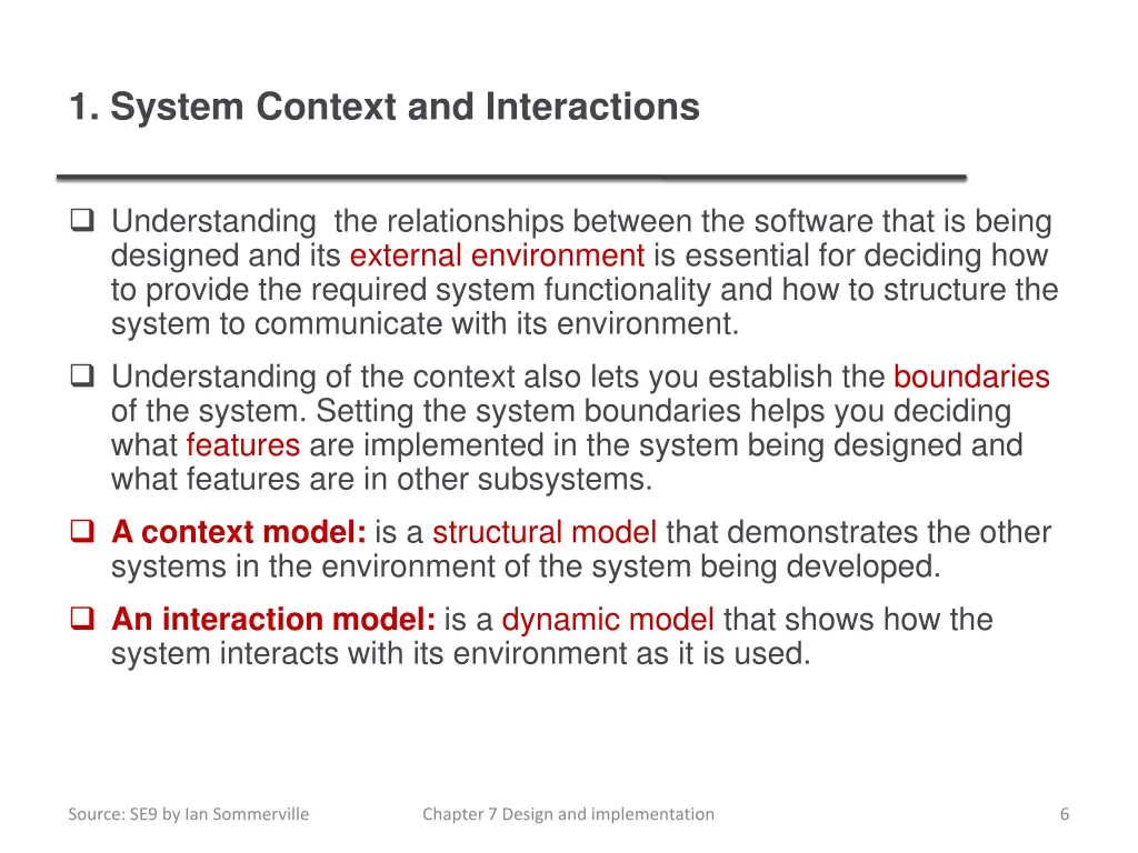 1 system context and interactions