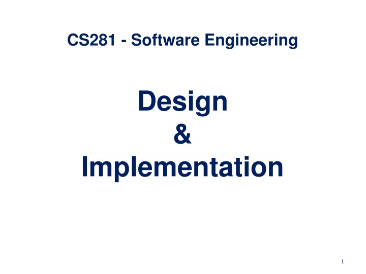 cs281 software engineering