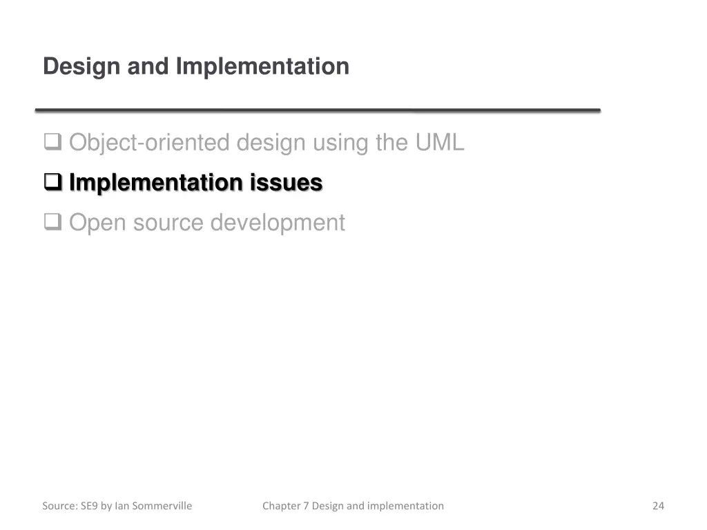 design and implementation