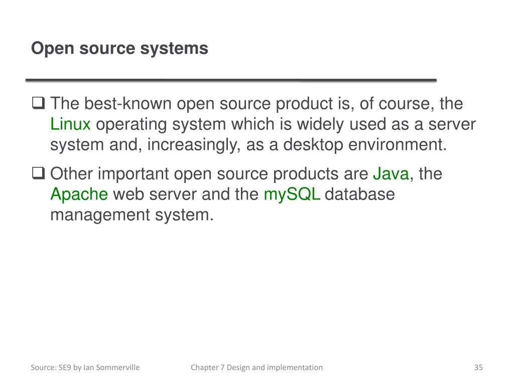 open source systems