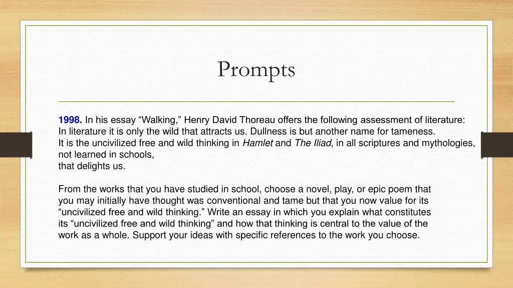 prompts