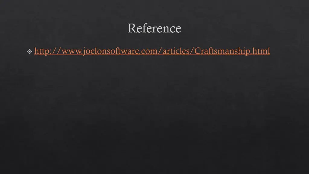 reference