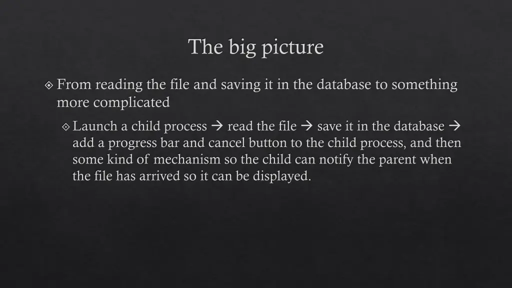 the big picture