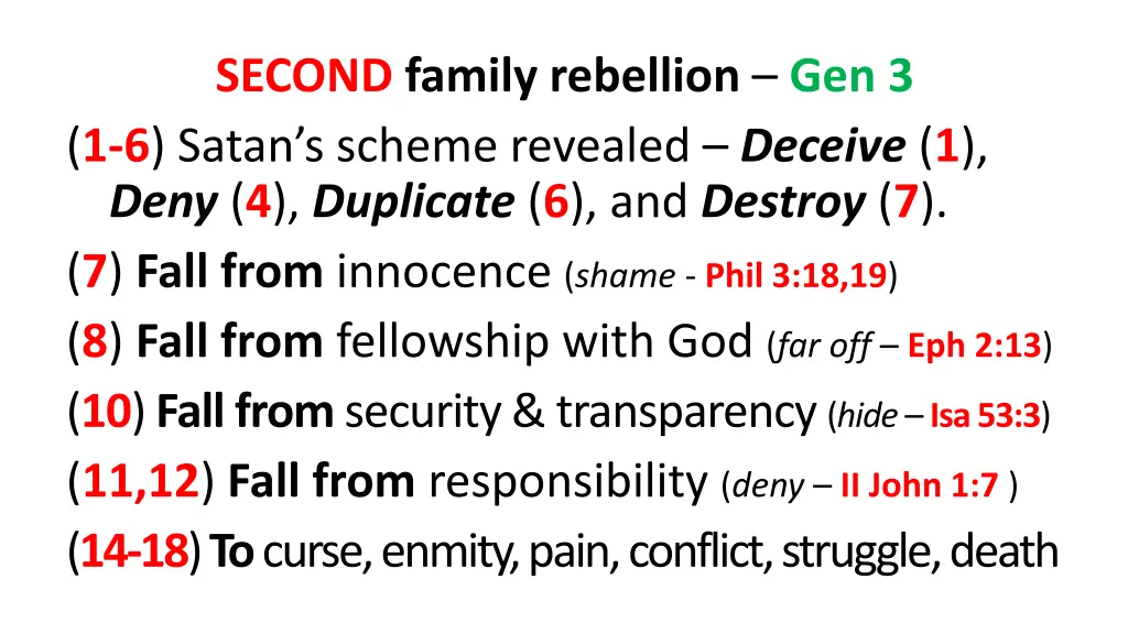 second family rebellion gen 3 1 6 satan s scheme
