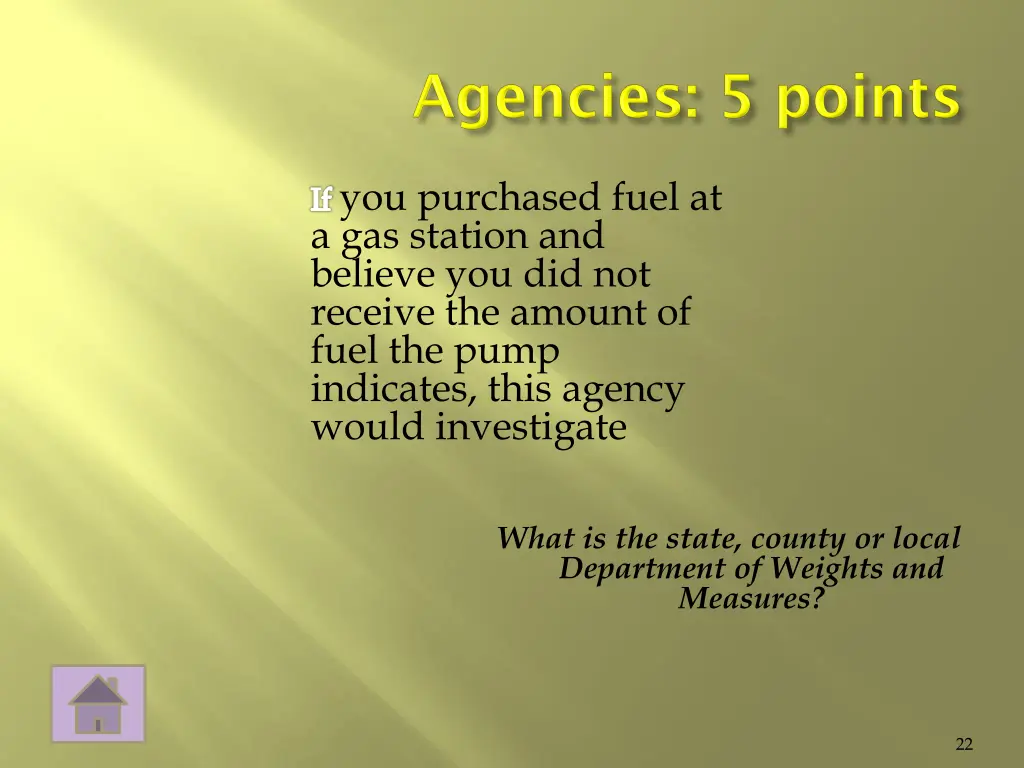if you purchased fuel at a gas station