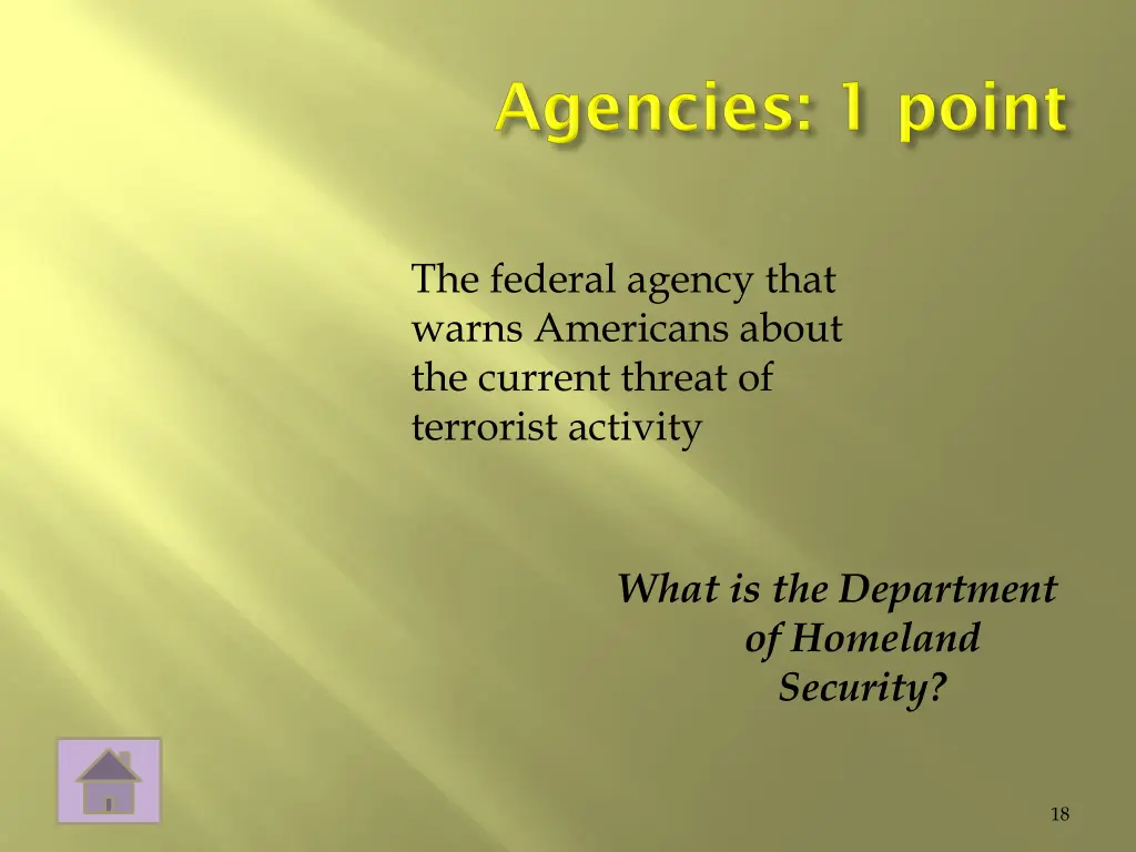 the federal agency that warns americans about