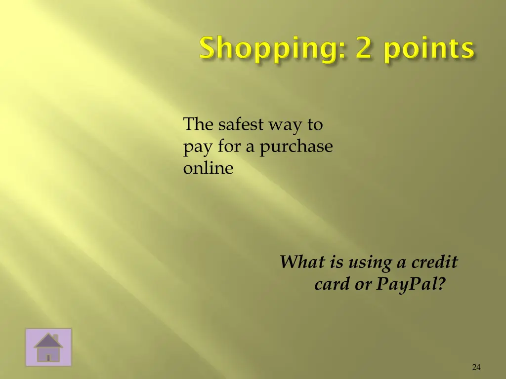 the safest way to pay for a purchase online