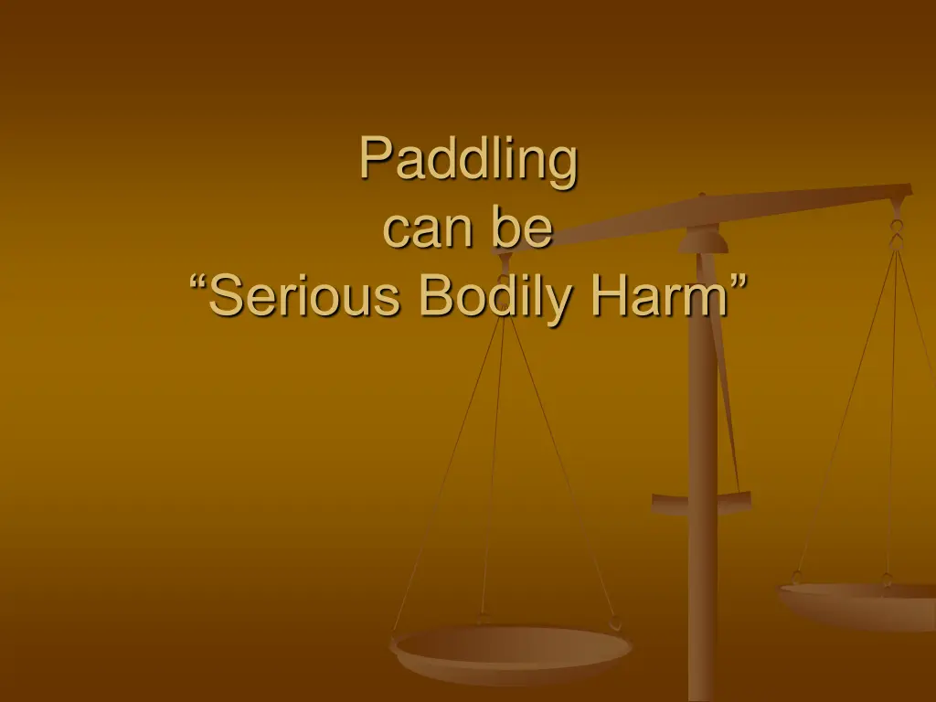 paddling can be