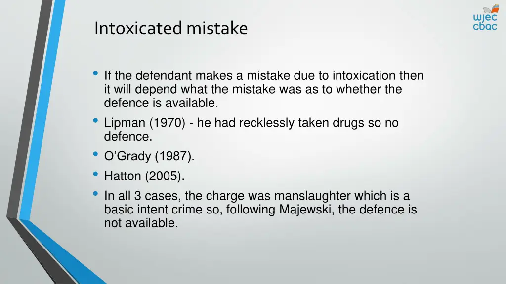 intoxicated mistake