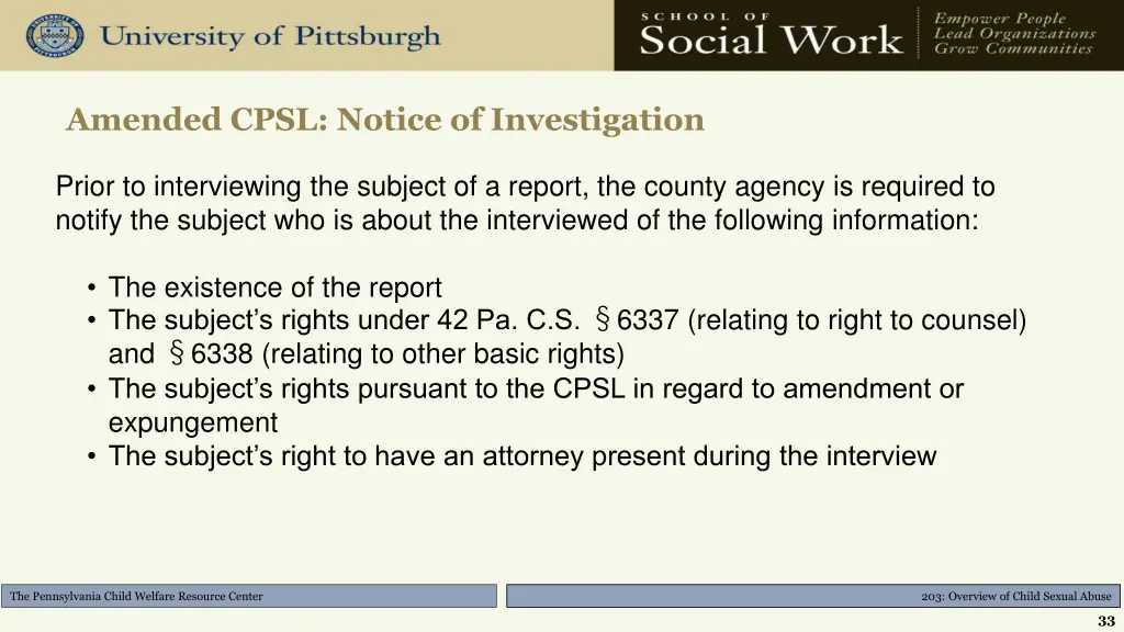 amended cpsl notice of investigation