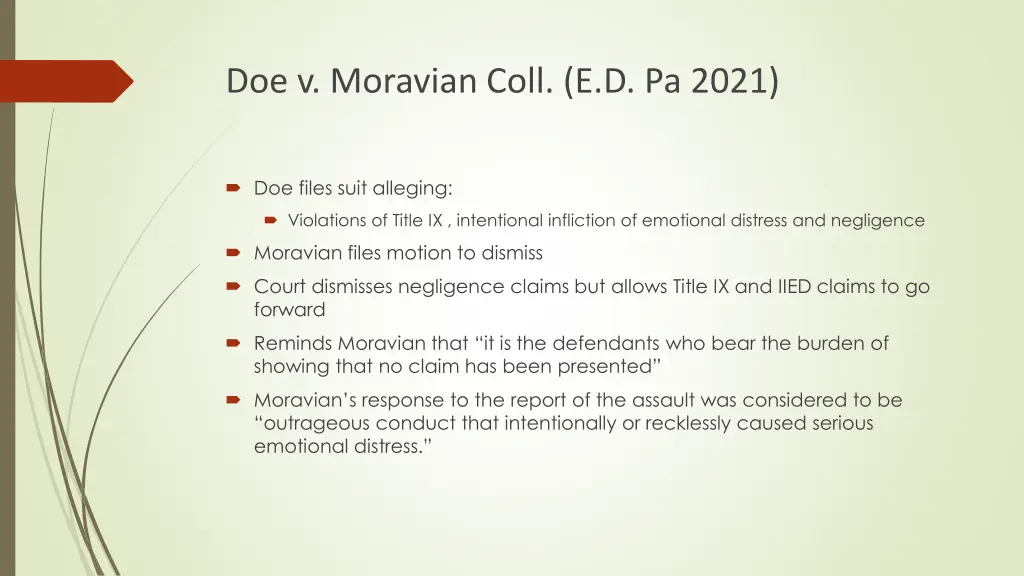 doe v moravian coll e d pa 2021 1
