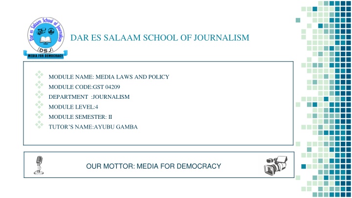 dar es salaam school of journalism