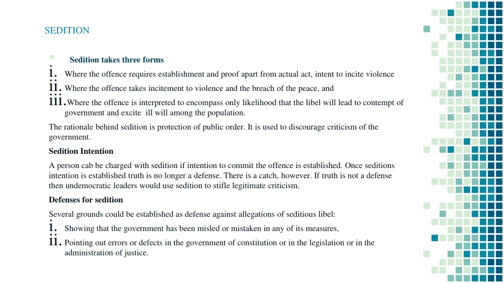 sedition