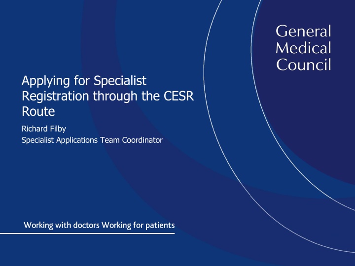 applying for specialist registration through