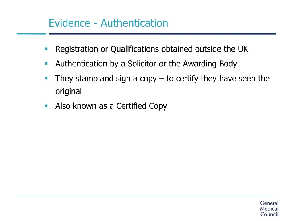 evidence authentication