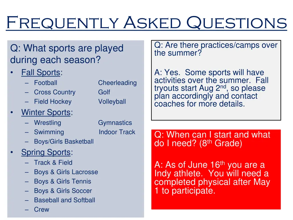 frequently asked questions 1