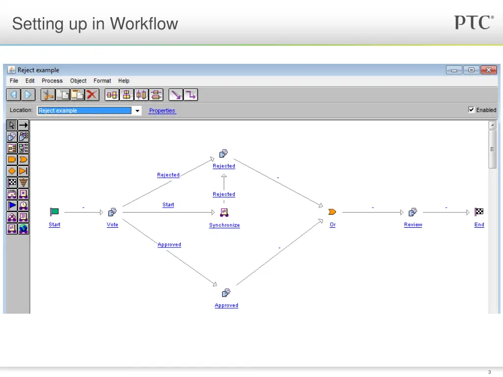 setting up in workflow