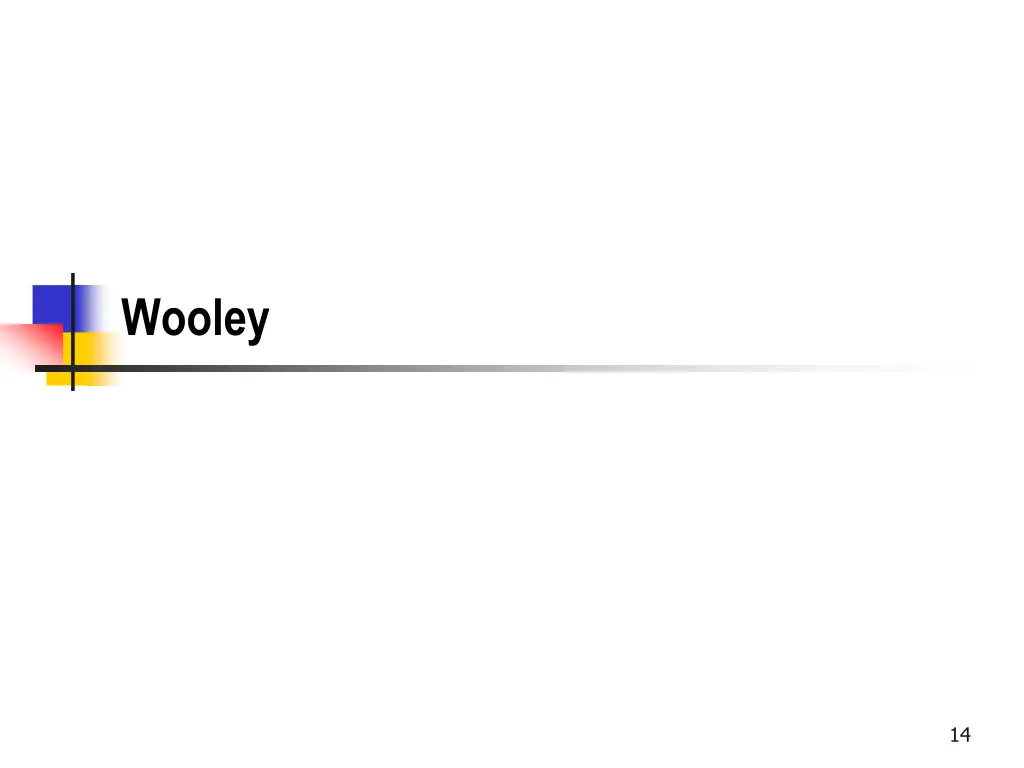 wooley