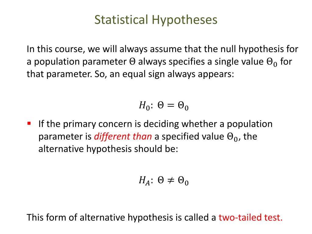 statistical hypotheses 1