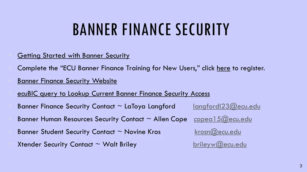 banner finance security