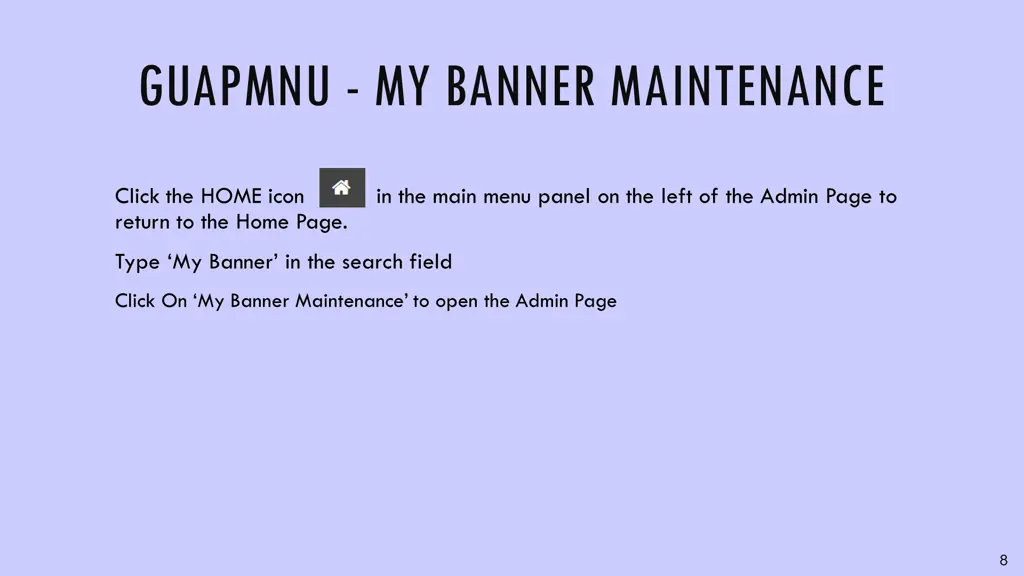 guapmnu my banner maintenance