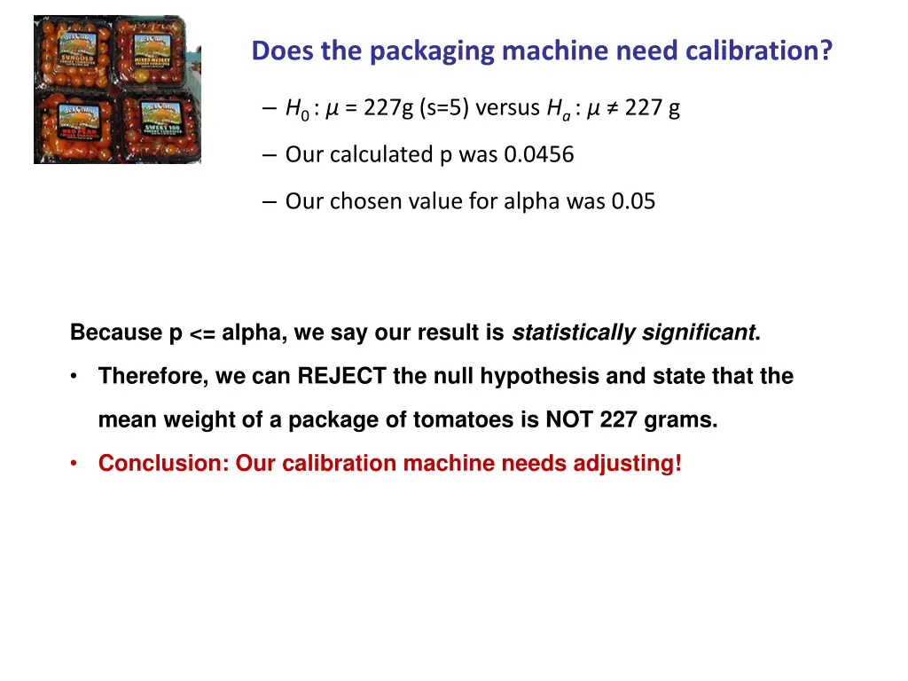 does the packaging machine need calibration 1