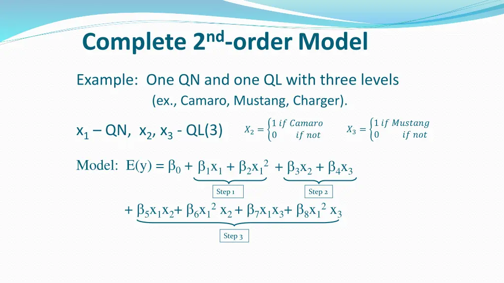 complete 2 nd order model