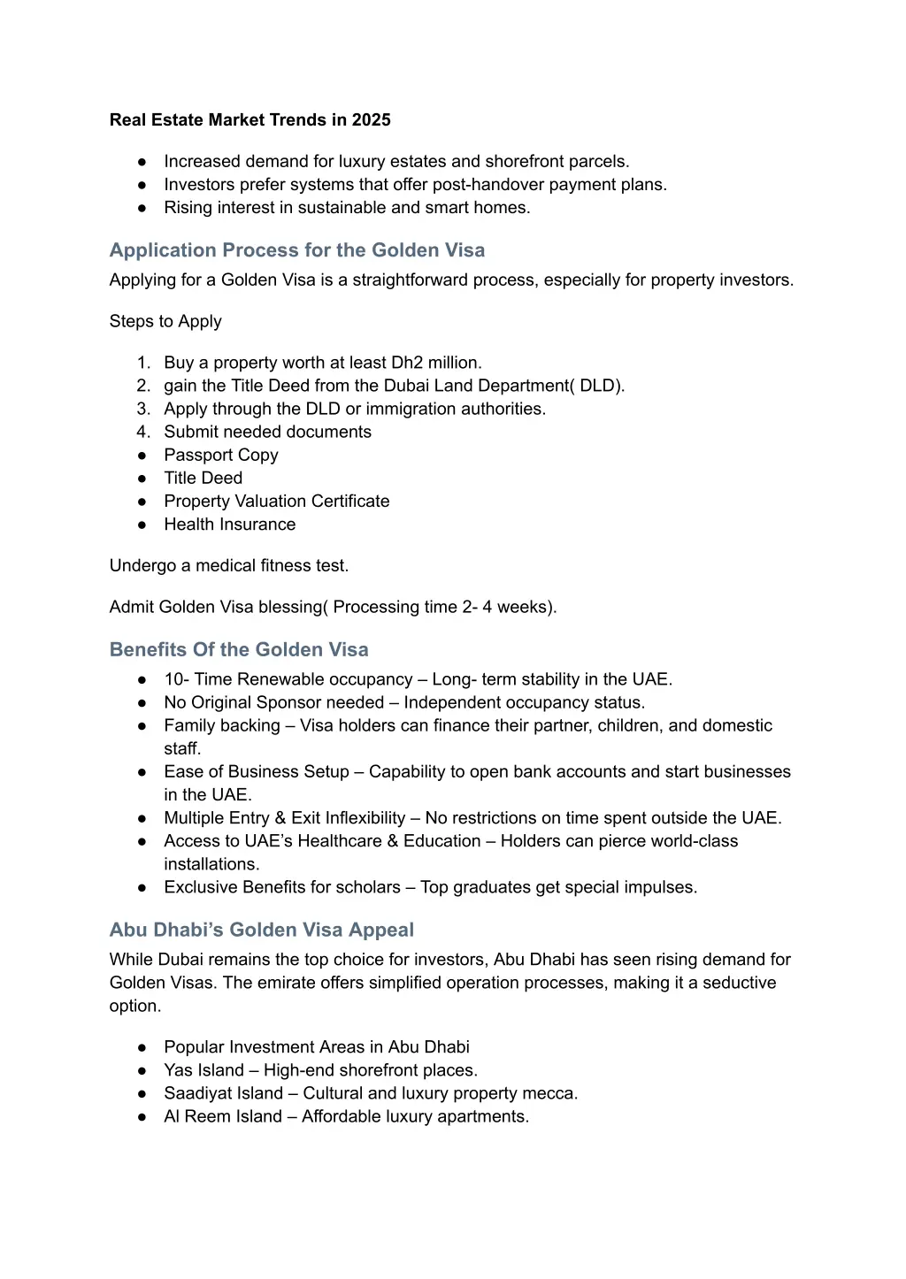 real estate market trends in 2025