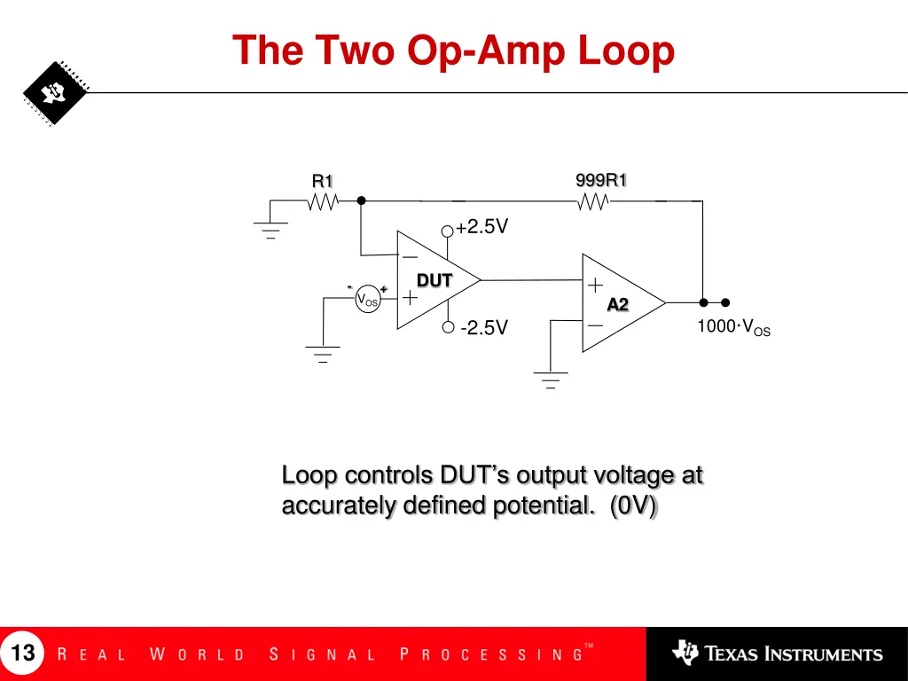 the two op amp loop