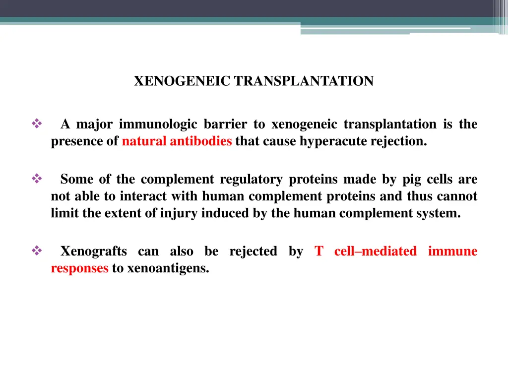 xenogeneic transplantation