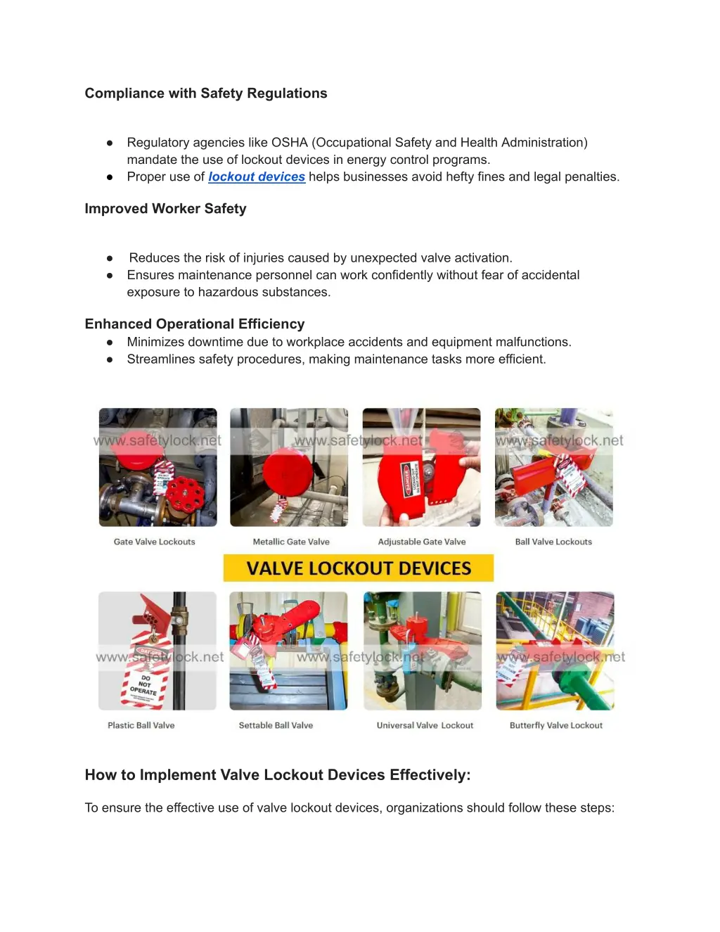 compliance with safety regulations