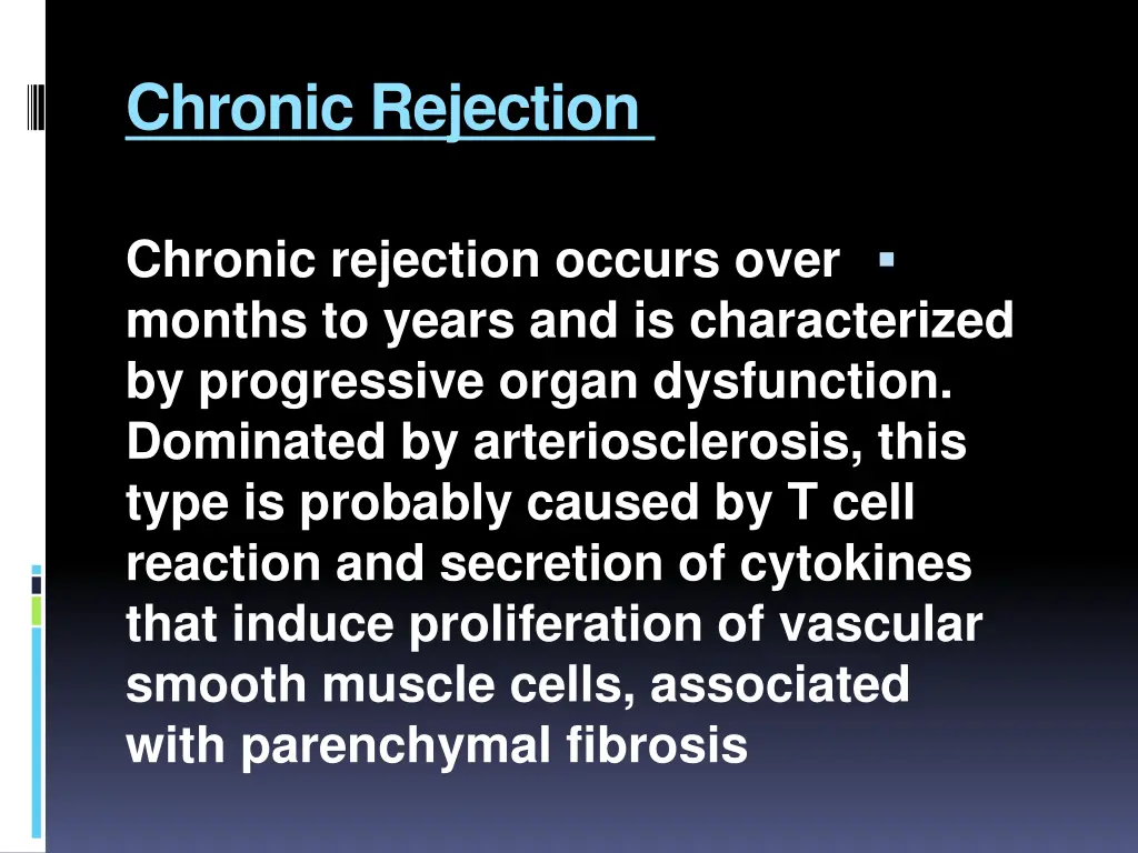 chronic rejection