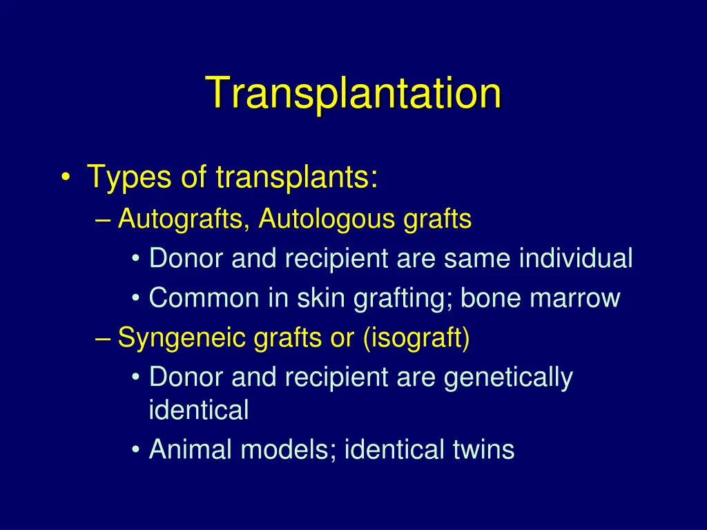 transplantation 1
