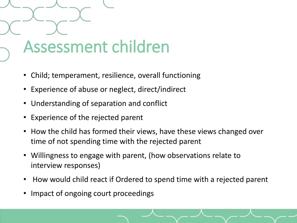 assessment children assessment children