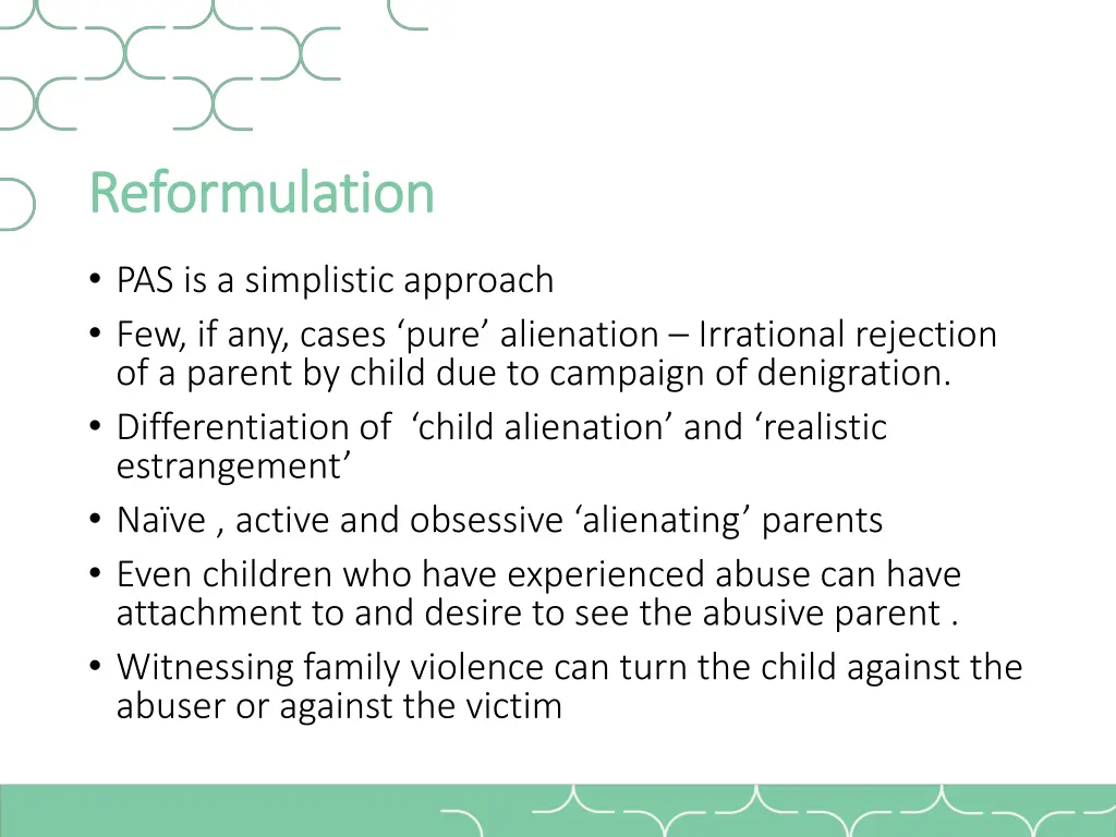 reformulation reformulation