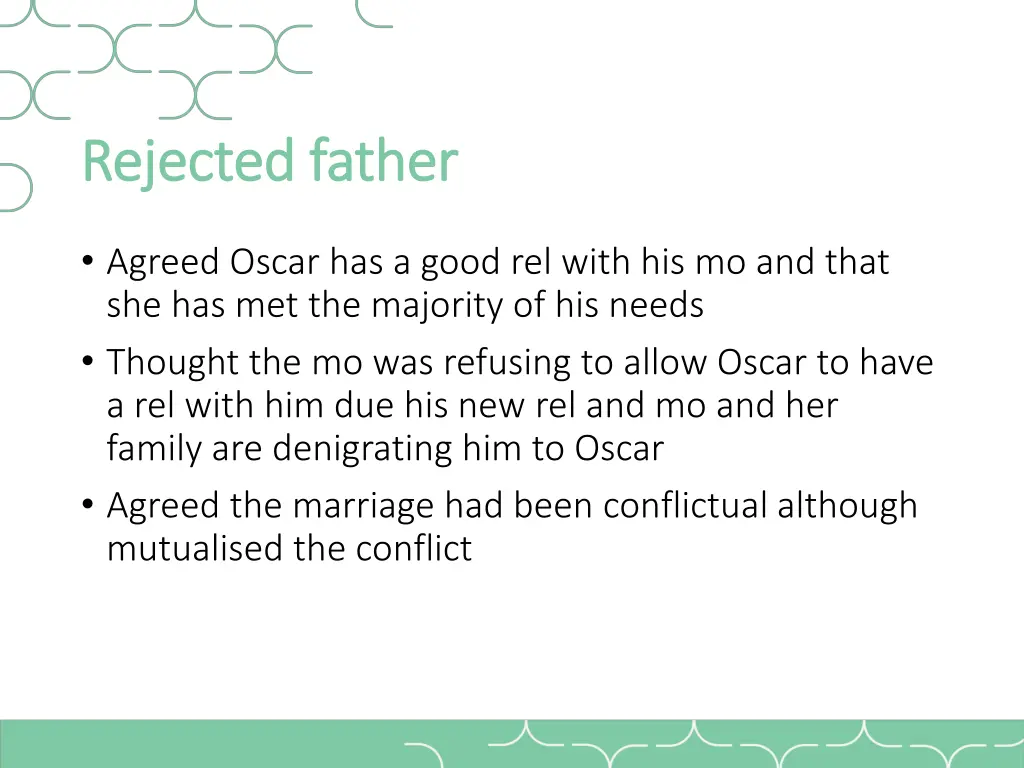 rejected father rejected father