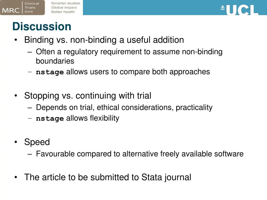 discussion binding vs non binding a useful