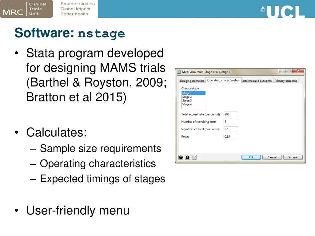 software nstage stata program developed