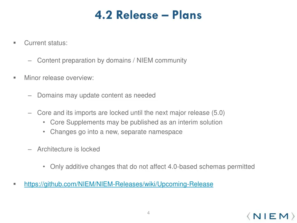 4 2 release plans