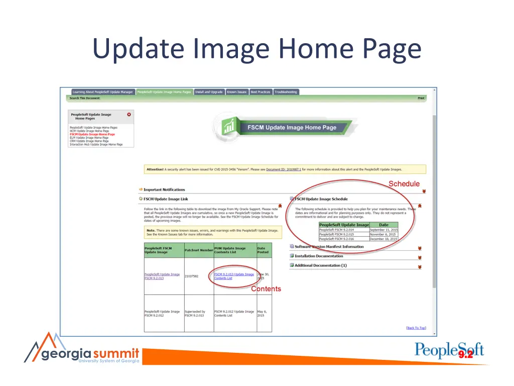 update image home page