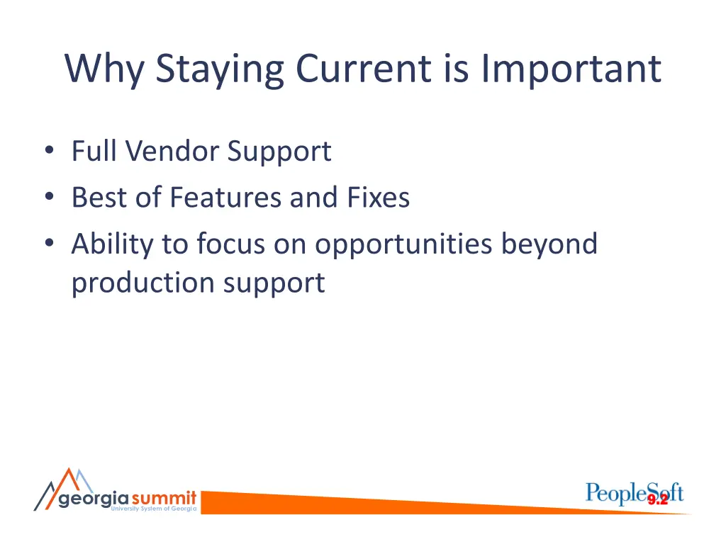 why staying current is important