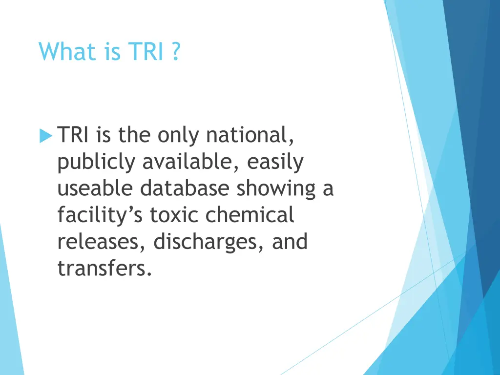 what is tri
