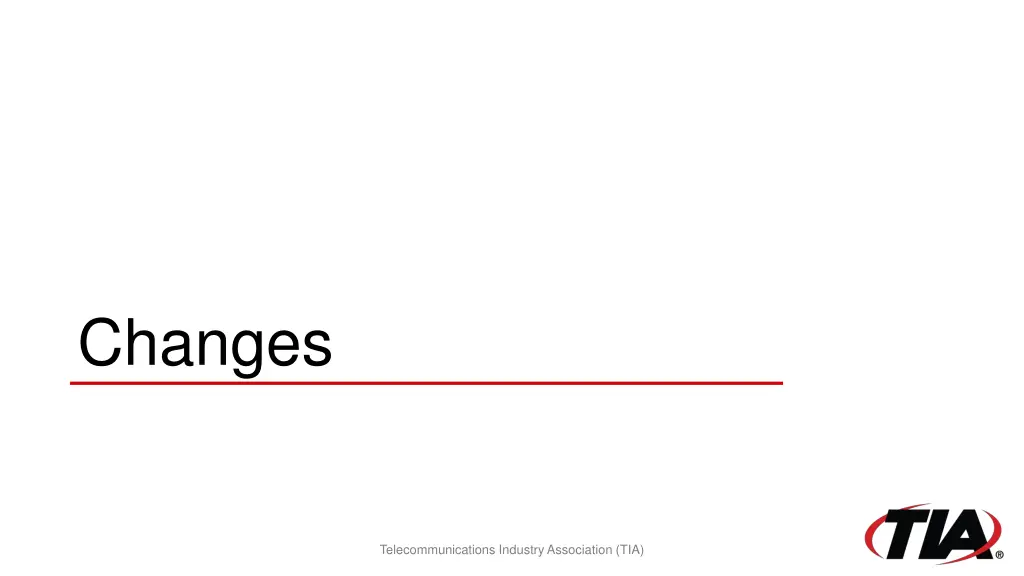 changes