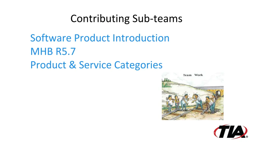 contributing sub teams