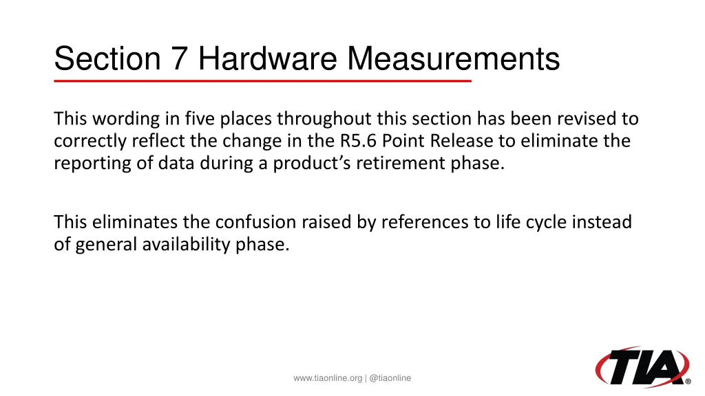 section 7 hardware measurements