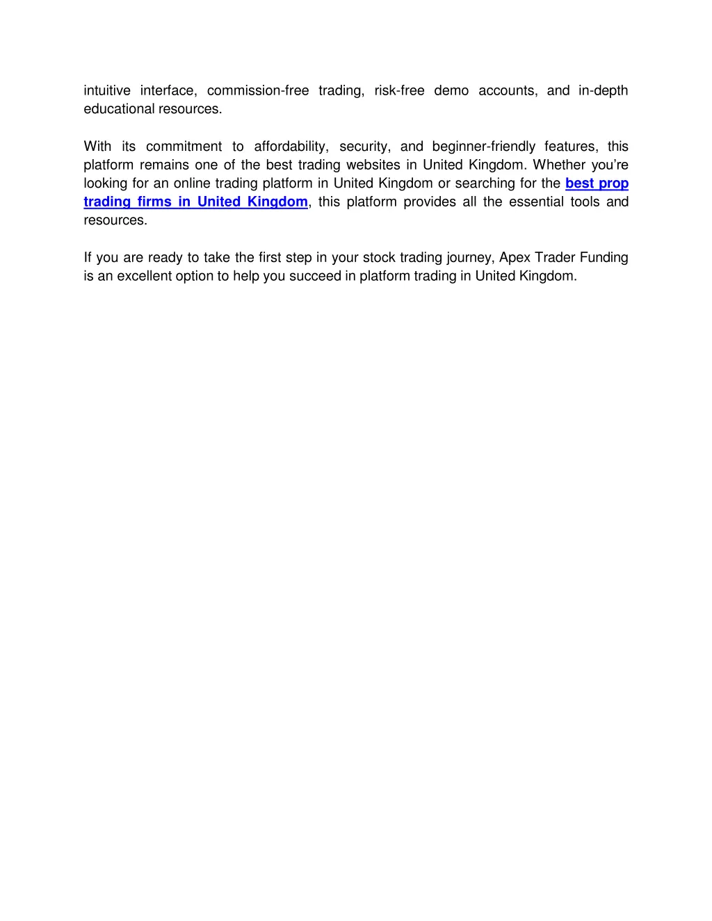 intuitive interface commission free trading risk