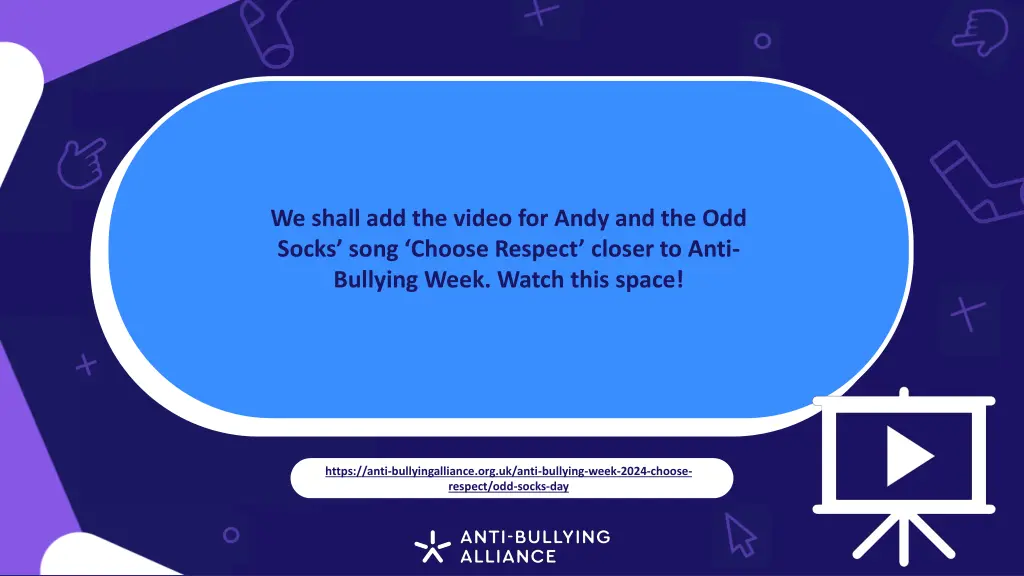 we shall add the video for andy and the odd socks